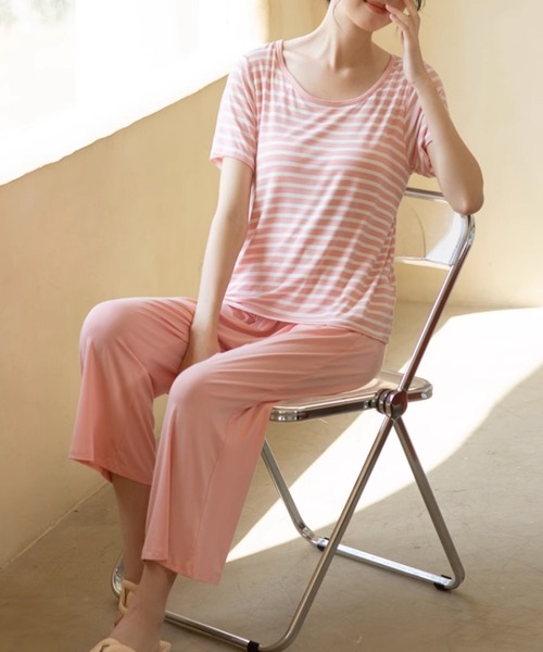 ルームウェア・パジャマ hani. Honeys パジャマ ルームウェア 「ハニさら・接触冷感・UV