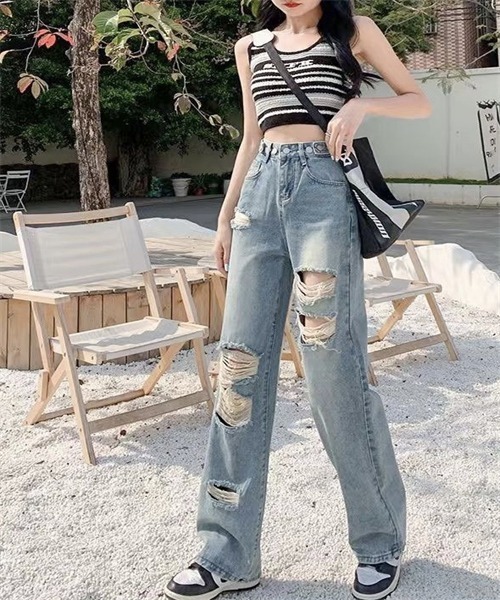Gucci ミケーレ期　ブーツカット ダメージ加工 デニムパンツ Gucci ミケーレ期 ブーツカット ダメージ加工 デニムパンツ