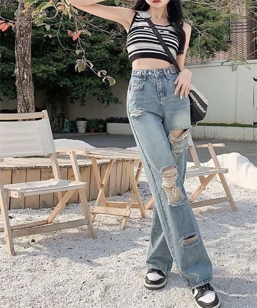 ♡DOLCE &GABBANA06collectionダメージ加工デニムパンツ DOLCE&GABBANA/ドルチェアンドガッバーナ】 63039D ダメージ加工