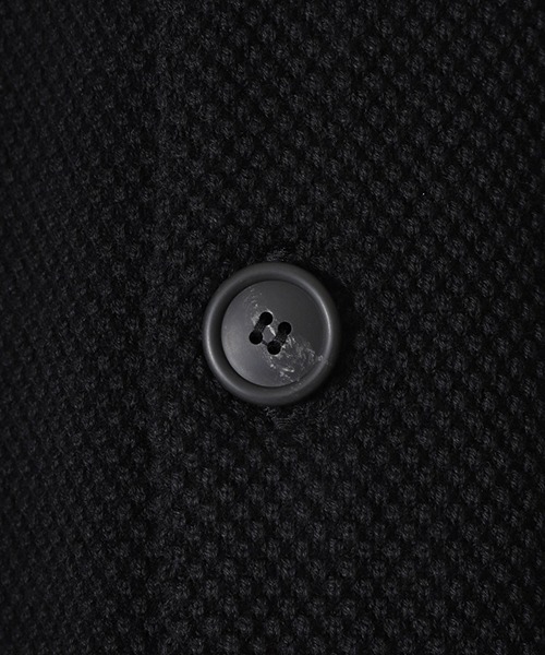 crepuscule（クレプスキュール）の「crepuscule / クレプスキュール：別注 Moss stitch V/N cardigan：2401-026-ARK[COR]（カーディガン/ボレロ・メンズ・ブラック・2）」の5枚目の写真