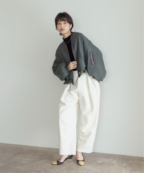 Eimee Law ミリタリーシアーブルゾン　ブラック Eimee Law（エイミーロウ）の「ミリタリーシアーブルゾン