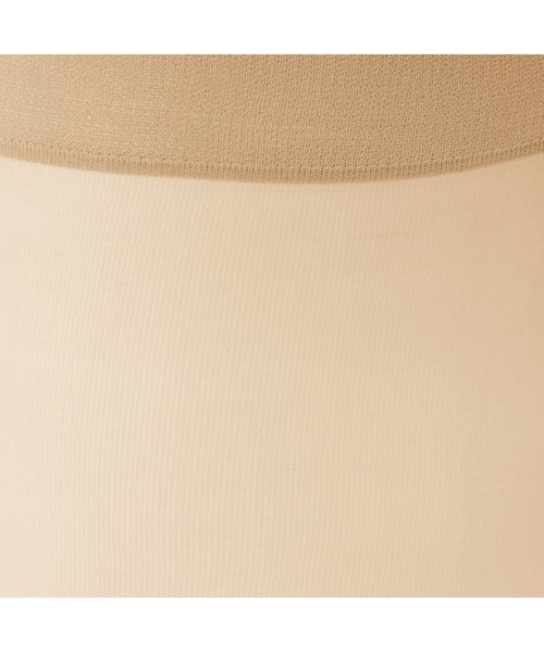 無印良品（ムジルシリョウヒン）の「婦人　サポートタイプ・２０デニール　ひざ下丈ストッキング（３足組）（タイツ/ストッキング・レディース・ベージュ系1/ベージュ系・23-25cm）」の8枚目の写真