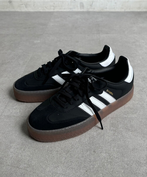 DouDou(ドゥドゥ)の「【adidas/アディダス】SAMBAE W(スニーカー・レディース・ブラック・23.5cm/24cm/24.5cm)」の8枚目の写真