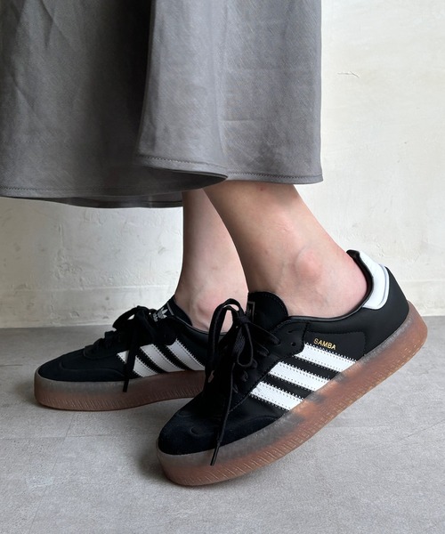 DouDou(ドゥドゥ)の「【adidas/アディダス】SAMBAE W(スニーカー・レディース・ブラック・23.5cm/24cm/24.5cm)」の22枚目の写真