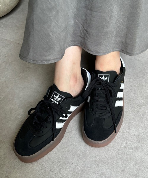 DouDou(ドゥドゥ)の「【adidas/アディダス】SAMBAE W(スニーカー・レディース・ブラック・23.5cm/24cm/24.5cm)」の21枚目の写真