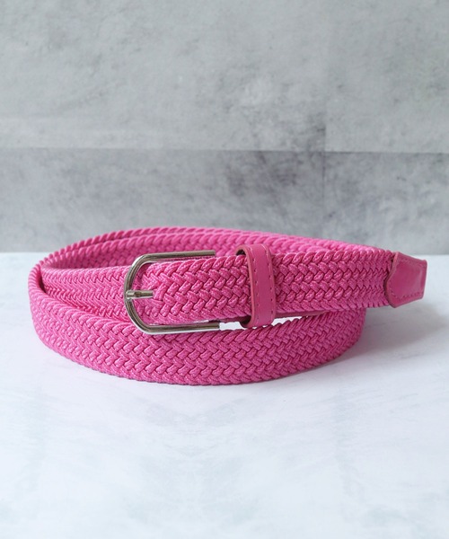 セール】メンズ・レディース兼用 ストレッチメッシュ細めベルト / 2.5