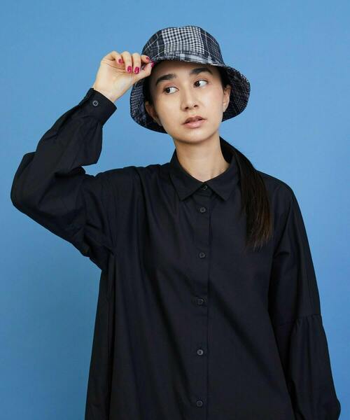 FRAPBOIS（フラボア）の「チェックチェックバケット（ハット・レディース・グレー/ブルー系その他・FREE）」の8枚目の写真