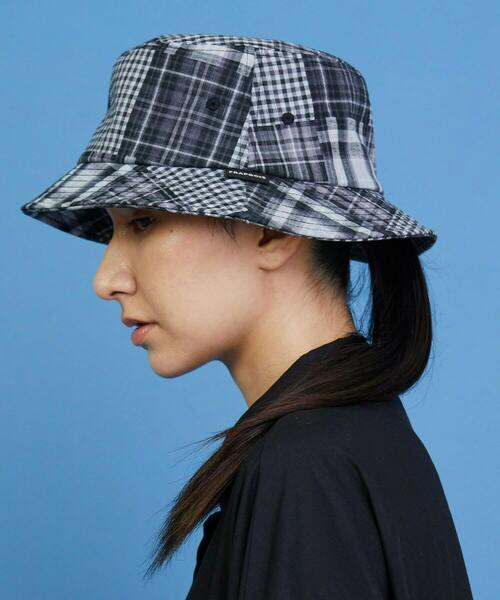 FRAPBOIS（フラボア）の「チェックチェックバケット（ハット・レディース・グレー/ブルー系その他・FREE）」の9枚目の写真