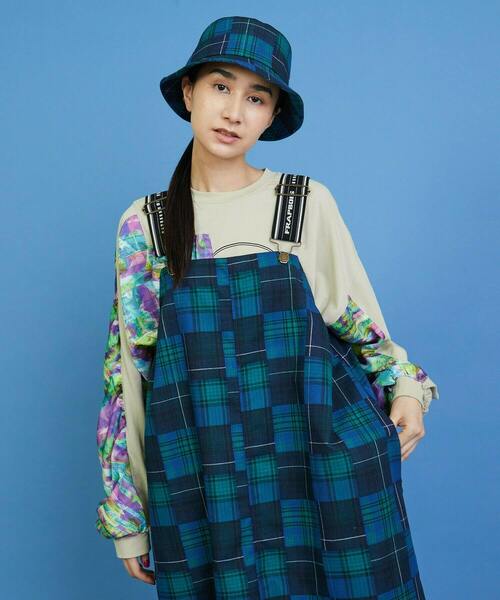 FRAPBOIS（フラボア）の「チェックチェックバケット（ハット・レディース・グレー/ブルー系その他・FREE）」の11枚目の写真