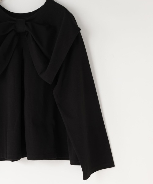 セール】リボン2WAYプルオーバーLS 145385（Tシャツ/カットソー