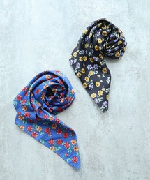 bulle de savon | パンジープリント スカーフ(ストール/ショール)