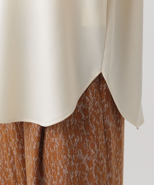 Elura（エルーラ）の「サラサラサマー2WAYプルオーバー/139168（シャツ/ブラウス・レディース・ホワイト/ブラック/カーキ・LARGE/MEDIUM）」の8枚目の写真