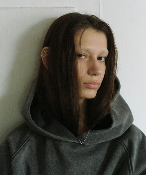 and cloud（アンドクラウド）の「Drawing Necklace（ネックレス・レディース・シルバー/ブラック・FREE）」の9枚目の写真