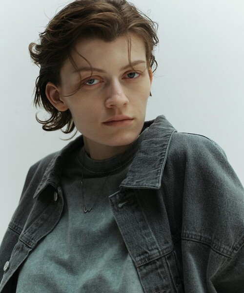 and cloud（アンドクラウド）の「Drawing Necklace（ネックレス・レディース・シルバー/ブラック・FREE）」の4枚目の写真