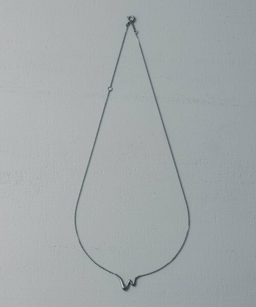 and cloud（アンドクラウド）の「Drawing Necklace（ネックレス・レディース・シルバー/ブラック・FREE）」の12枚目の写真