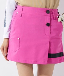 CHANEL ラップ台形スカート ショート丈ピンク 38*QC106 22AW☆すぐ届く！ 【CHANEL シャネル】 ミニスカート 関税込