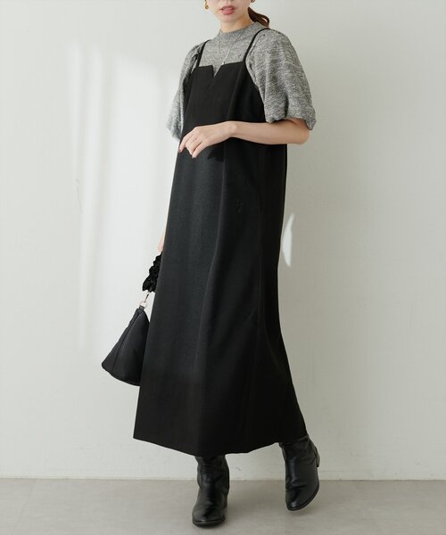 natural couture(ナチュラルクチュール)の「バルーンスリーブメランジニット(ニット/セーター・レディース・オフホワイト/ブラック/ピンク・FREE)」の17枚目の写真