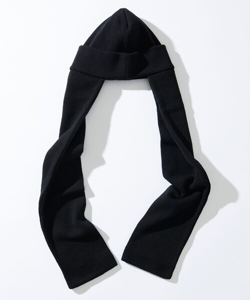 bibliotherk スカーフビーニー 24AW ファッション bibliotherk スカーフビーニー