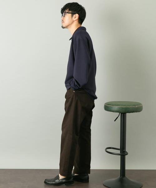 URBAN RESEARCH ROSSO MEN（アーバンリサーチロッソメン）の「『セットアップ対応』ポンチジッププルオーバー（Tシャツ/カットソー・メンズ・ブラック/ネイビー・LARGE/MEDIUM）」の22枚目の写真