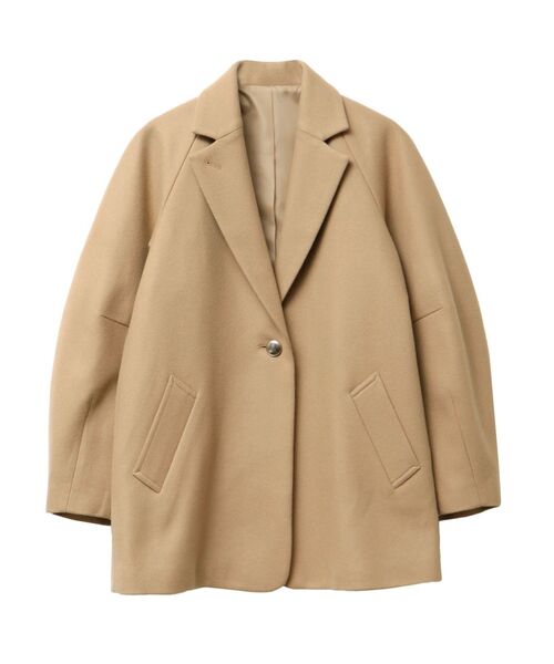 ELENDEEK（エレンディーク）の「ソリッドチェスターコート（チェスターコート・レディース・ベージュ/ネイビー・02/01）」の18枚目の写真