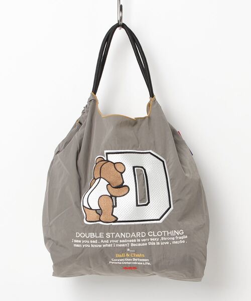Ball&Chain / D logo bearショッピングバッグ（ショルダーバッグ