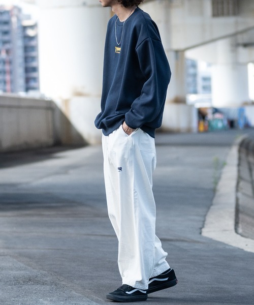 THRASHER（スラッシャー）の「【at】〔THRASHER/スラッシャー〕裏起毛 バックプリント＆刺繍 クルーネック ビッグスウェット（スウェット・メンズ・ブラック/アッシュグレー/ホワイト/ネイビー/グリーン・MEDIUM/LARGE）」の11枚目の写真