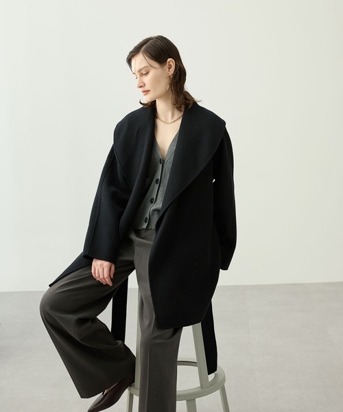 N.O.R.C（ノーク）の「ウールメルトンミドルリバーコート