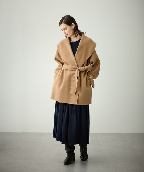 N.O.R.C（ノーク）の「ウールメルトンミドルリバーコート