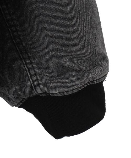 WEGO（ウィゴー）の「WEGO/ワーカーズボアフードブルゾン（ブルゾン・メンズ・ブラック系その他/スカイブルー/ブラウン・LARGE/MEDIUM）」の10枚目の写真