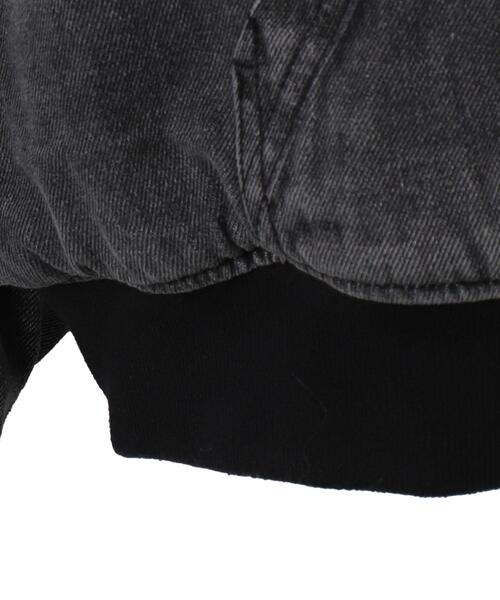 WEGO（ウィゴー）の「WEGO/ワーカーズボアフードブルゾン（ブルゾン・メンズ・ブラック系その他/スカイブルー/ブラウン・LARGE/MEDIUM）」の12枚目の写真