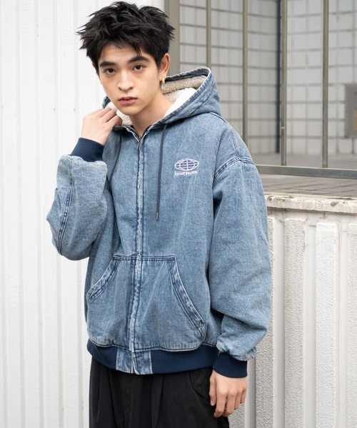 WEGO/【24年秋冬新作】ワーカーズボアフードブルゾン（ブルゾン）｜WEGO（ウィゴー）