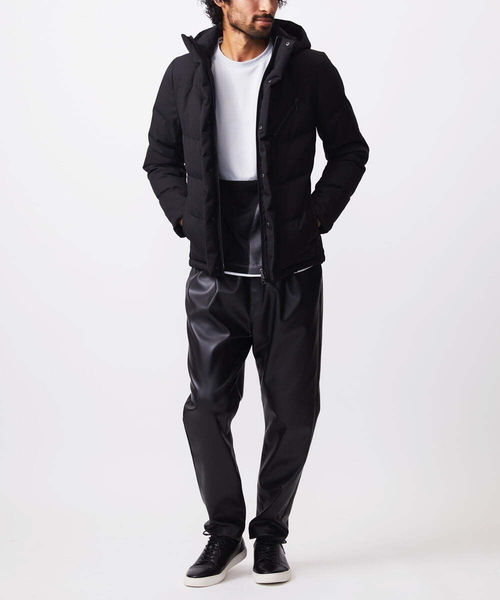 MK MICHEL KLEIN HOMME (エムケーミッシェルクランオム)の「【限定展開】カットソー/リサイクルポンチ斜め切り替え(Tシャツ/カットソー・メンズ・ホワイト/ブラック/ライトグレー・46/48)」の17枚目の写真