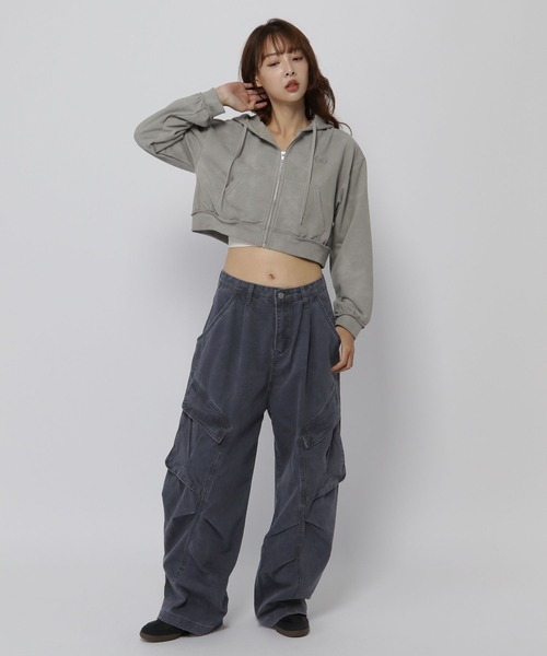 3.3 Field Trip （3.3フィールドトリップ）の「3.3 Field Trip／バルーンカーゴパンツ（カーゴパンツ・レディース・ダークブルー/カーキ・MEDIUM/SMALL）」の5枚目の写真