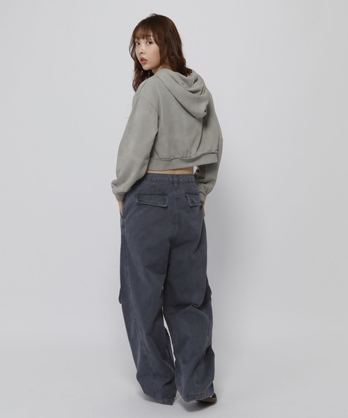 3.3 Field Trip （3.3フィールドトリップ）の「3.3 Field Trip／バルーンカーゴパンツ（カーゴパンツ・レディース・ダークブルー/カーキ・MEDIUM/SMALL）」の7枚目の写真