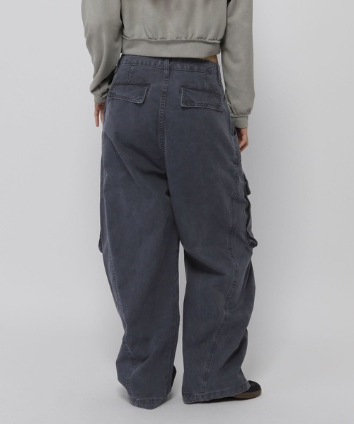 3.3 Field Trip （3.3フィールドトリップ）の「3.3 Field Trip／バルーンカーゴパンツ（カーゴパンツ・レディース・ダークブルー/カーキ・MEDIUM/SMALL）」の12枚目の写真