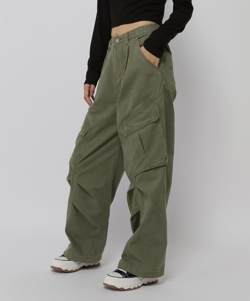 3.3 Field Trip （3.3フィールドトリップ）の「3.3 Field Trip／バルーンカーゴパンツ（カーゴパンツ・レディース・ダークブルー/カーキ・MEDIUM/SMALL）」の18枚目の写真