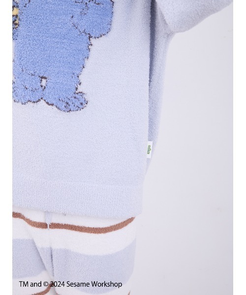 gelato pique(ジェラートピケ)の「【SESAME STREET】【HOMME】モチーフジャガードプルオーバー&ロングパンツセット(ルームウェア/パジャマ・メンズ・オフホワイト/グレー/ブルー/ピンク・MEDIUM/LARGE)」の14枚目の写真
