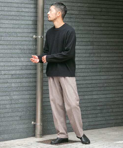 URBAN RESEARCH ROSSO MEN（アーバンリサーチロッソメン）の「『XLサイズあり』ウールシャギーニット（ニット/セーター・メンズ・ネイビー/グレー/アイボリー/グレー系その他/カーキ/ブラック・SMALL/MEDIUM/LARGE/X-LARGE）」の22枚目の写真