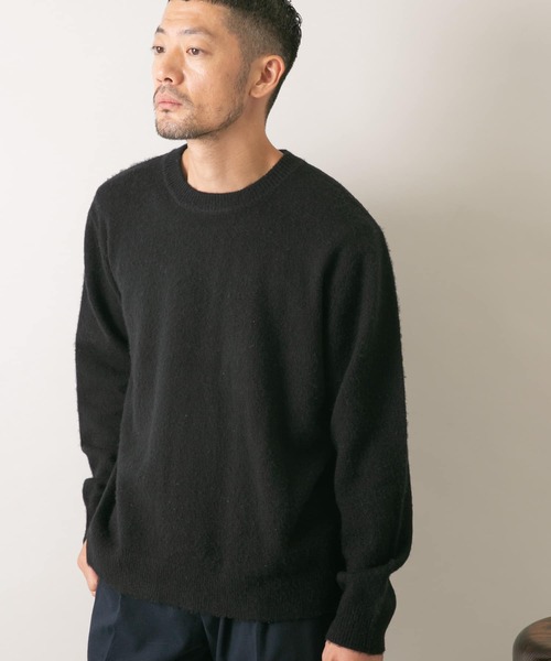 セール】『XLサイズあり』ウールシャギーニット（ニット