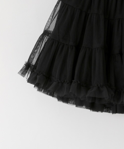 うゆ セール】チュールボリュームミニスカート 247459（スカート