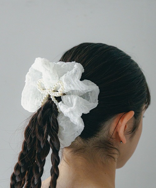 GLOBAL WORK（グローバルワーク）の「ビーズリボンピン/AND YUA ANY/232278（ヘアピン・キッズ・ブラック/シルバー/ホワイト・FREE）」の8枚目の写真