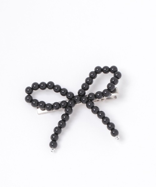 GLOBAL WORK（グローバルワーク）の「ビーズリボンピン/AND YUA ANY/232278（ヘアピン・キッズ・ブラック/シルバー/ホワイト・FREE）」の11枚目の写真