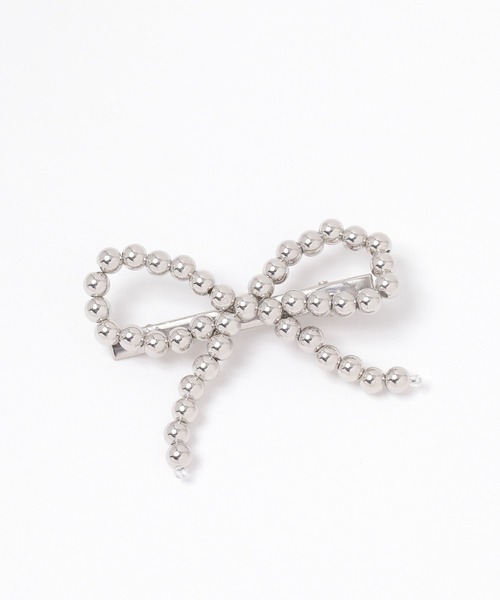 GLOBAL WORK（グローバルワーク）の「ビーズリボンピン/AND YUA ANY/232278（ヘアピン・キッズ・ブラック/シルバー/ホワイト・FREE）」の12枚目の写真