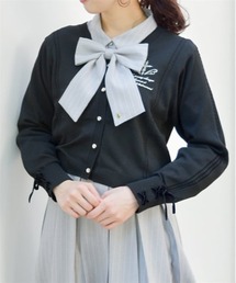 axes femme | クロス刺繍ショートニットカーディガン(カーディガン/ボレロ)