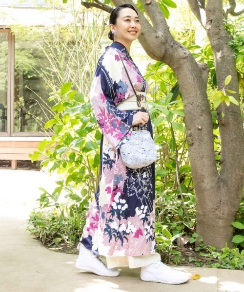 カヤ（カヤ）の「【カヤ】花ふくれがま口ショルダーバッグ（ショルダーバッグ・レディース・パープル/ブルー/グリーン・FREE）」の8枚目の写真