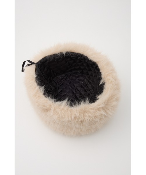 WEAVE フェイクファー クロケット トークハット ロシア デッドストック rienda（リエンダ）の「フェイクファートークハット（ハット）」 - WEAR