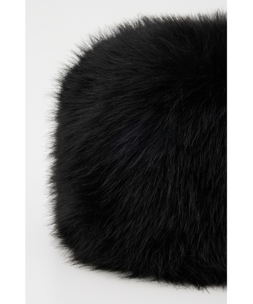 WEAVE フェイクファー クロケット トークハット ロシア デッドストック rienda（リエンダ）の「フェイクファートークハット（ハット）」 - WEAR