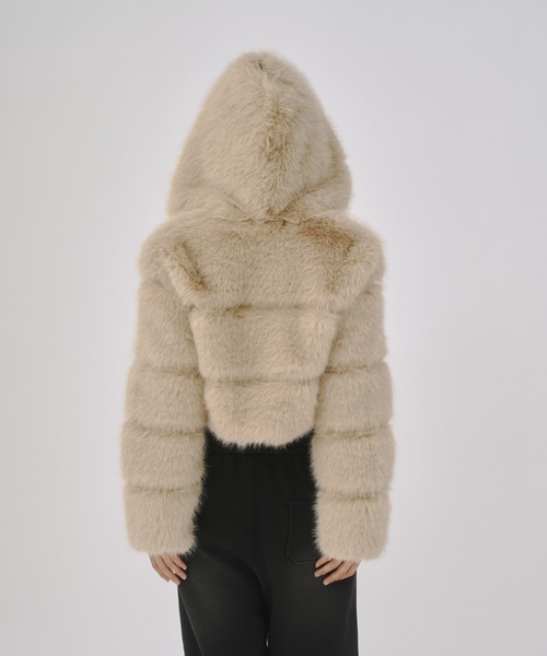 GAB GAB（ガブガブ）の「ショートファーアウター（その他アウター・レディース・ブラック/アイボリー・FREE）」の11枚目の写真