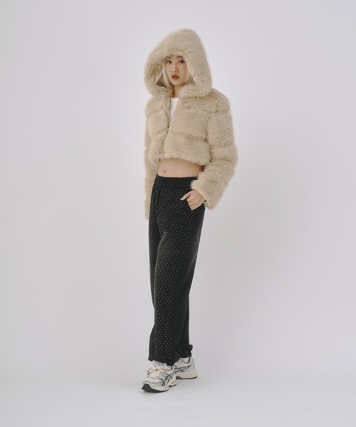 GAB GAB（ガブガブ）の「ショートファーアウター（その他アウター・レディース・ブラック/アイボリー・FREE）」の14枚目の写真