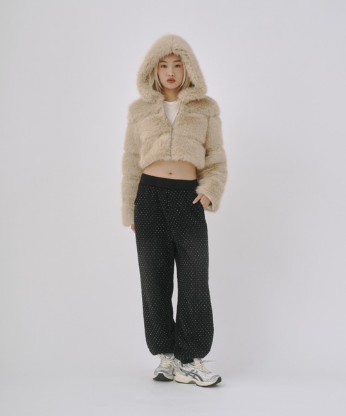 GAB GAB（ガブガブ）の「ショートファーアウター（その他アウター・レディース・ブラック/アイボリー・FREE）」の12枚目の写真